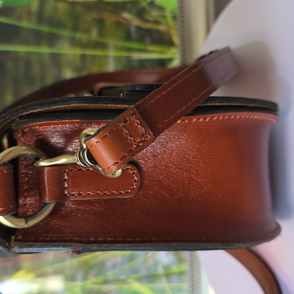 Patricia Nash Coral and Brown Crossbody Bag - Picture 6 of 14